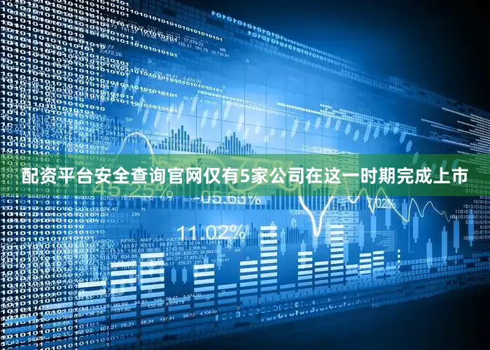 配资平台安全查询官网仅有5家公司在这一时期完成上市